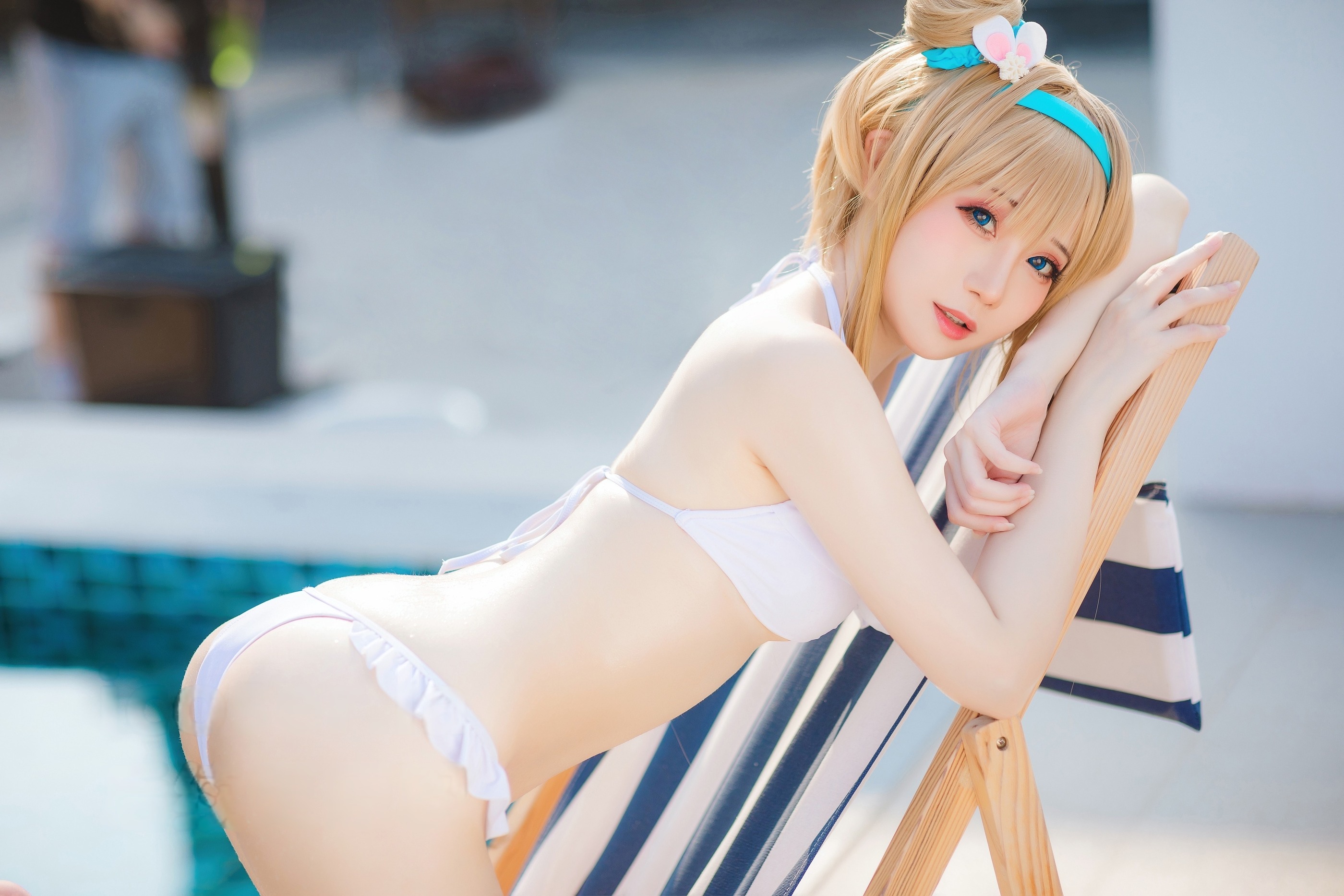 图片[1]-焖焖碳 – NO.037 少女前线 索米 泳装[46P]-XikXak